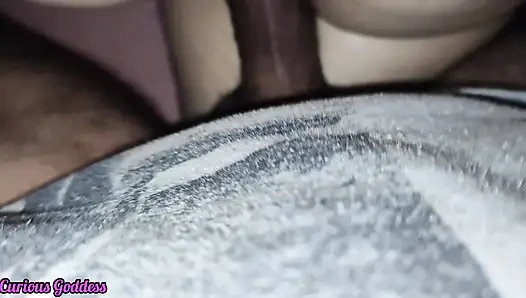Curious Goddess - hot Brunette pussy fuck big ass anal