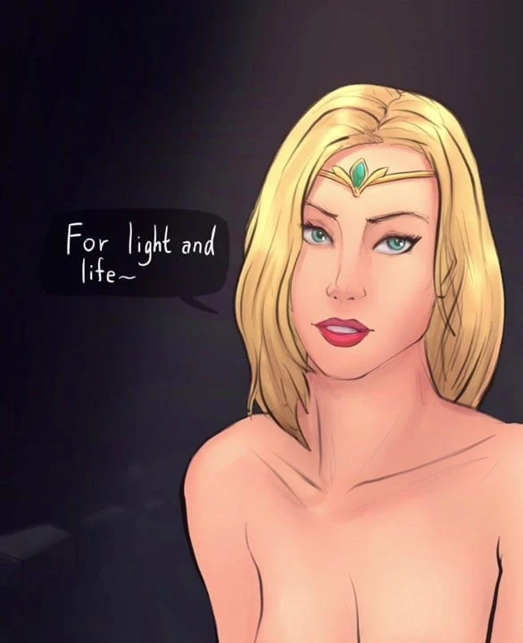 Jedi mestre Avar Kriss desenhando timelapse por berrythelothcat