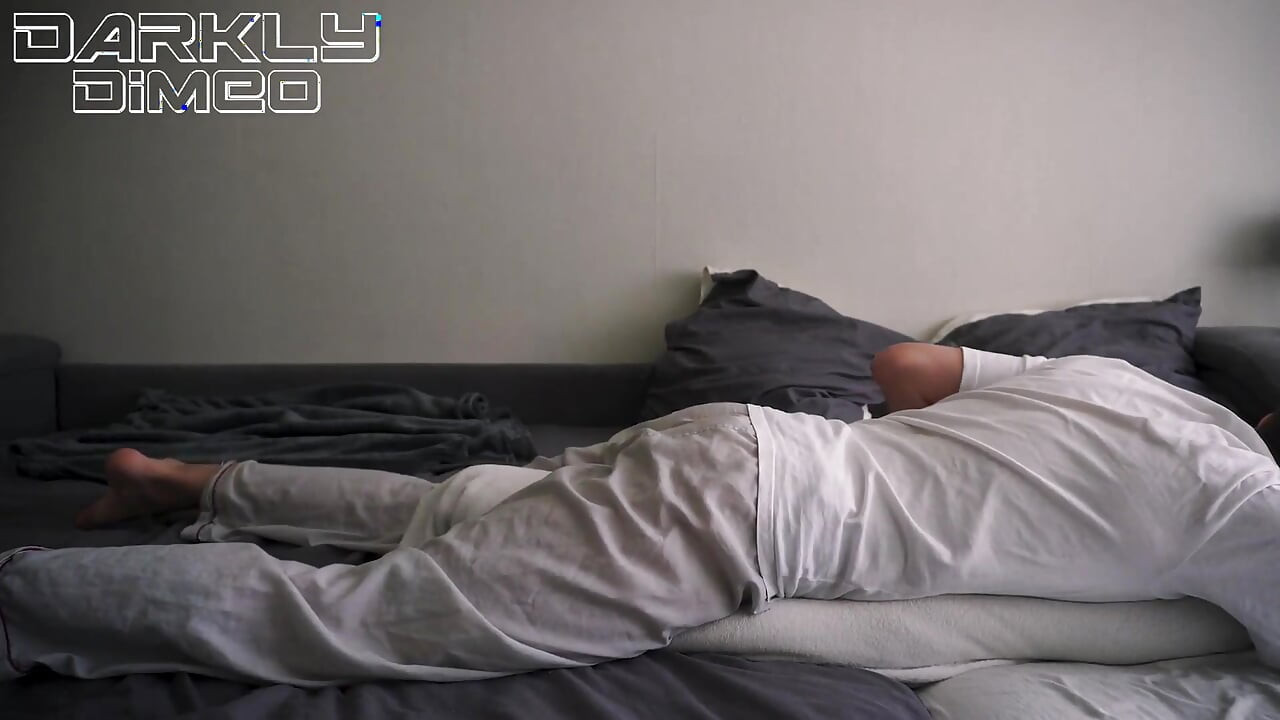 Morning Routine. Step Daddy Imagines Fucking Hard and Cumming Deep in Step Daughter Tight Wet Pussy