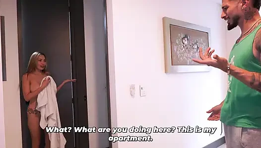 İki yabancı aynı otel odasını kiralıyor - Anai Loves ve Valentino Rocca