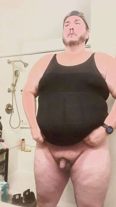 Obese American Pig Bubba Burly Chub Is Back Exposing His Fat Bod And Cock