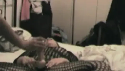 Европейская замужняя пара в домашнем видео