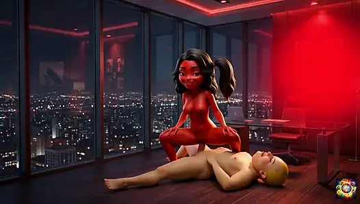 Pasangan romantis berbagi malam yang sensual - asmr hentai ai