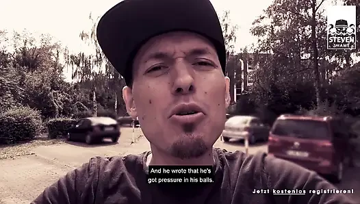 Mia Blow und Bodo genossen draußen in Berlin einen harten sex! StevenShame