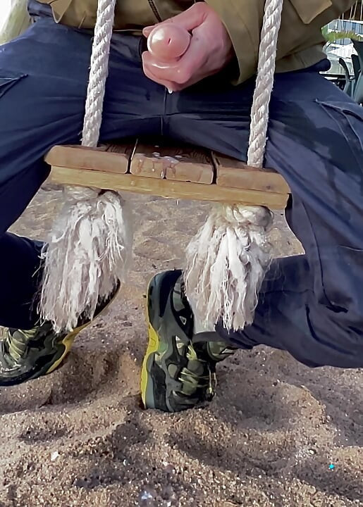 Massives on a Beach Swing.