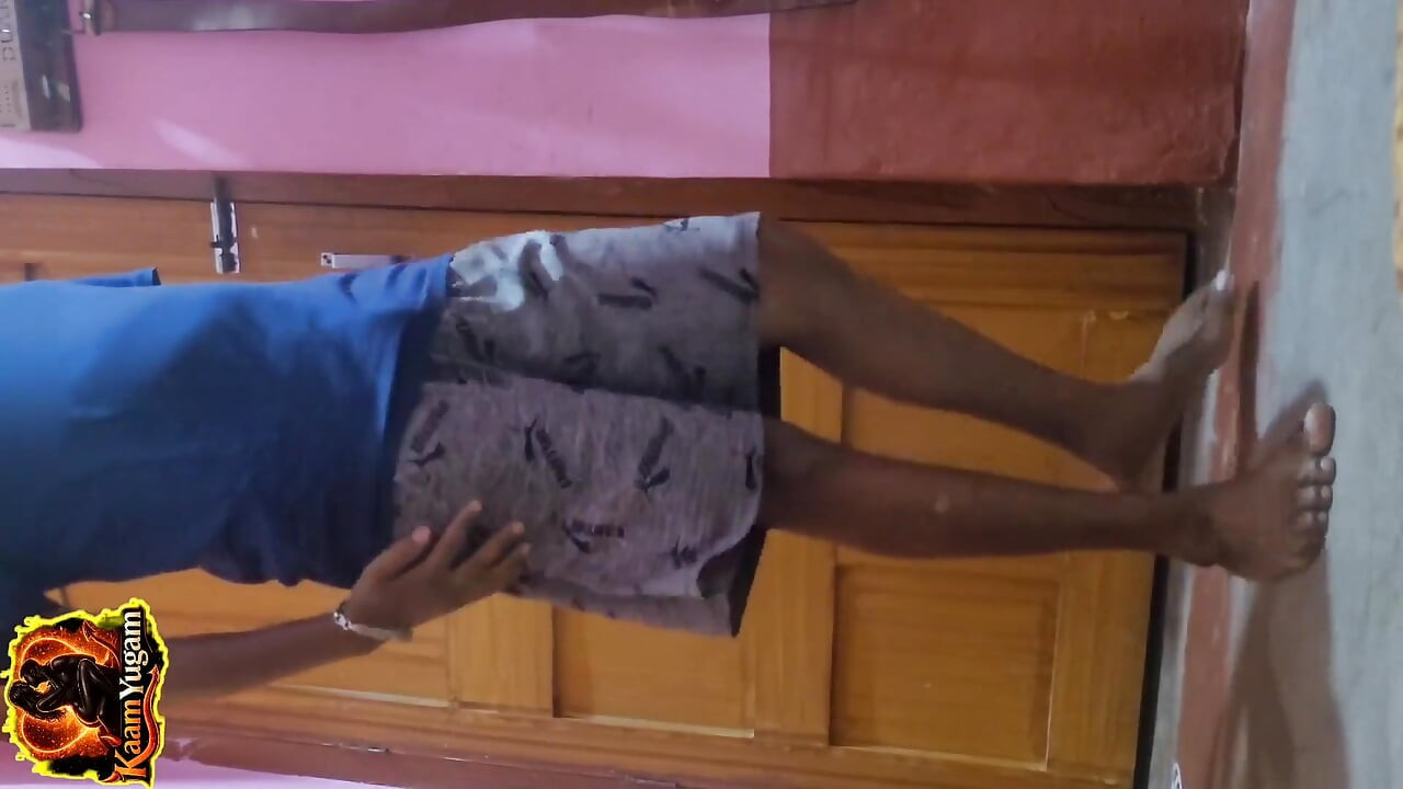 Indian Desi Boy Flashing His Asshole and Fingering with Lube.