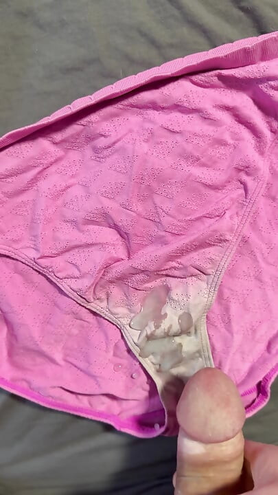 Cum on Wife’s Panties 7