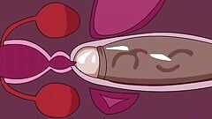 Interne ejaculatie #2 (animatie)