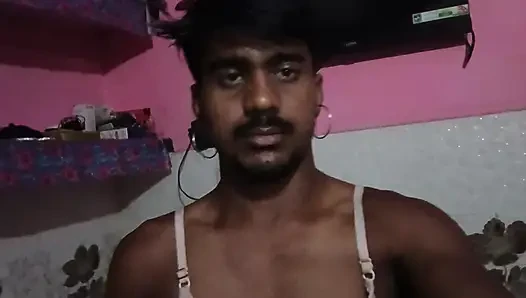 Black faced man's thick penis