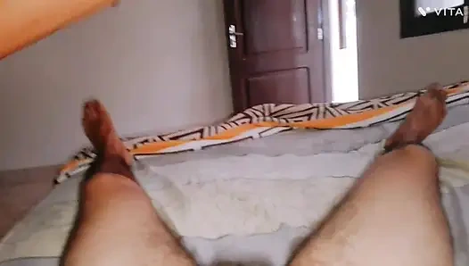 Stepdaughter wakes me up with a real homemade blowjob