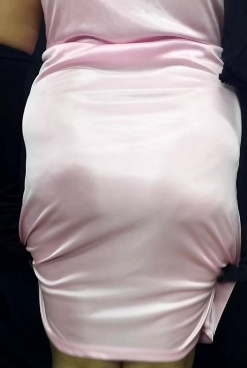 Wife showing her big ass