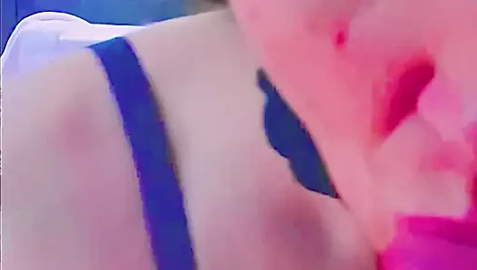 A Nighthore with 2 Phat Lips and thick Cum Stringers