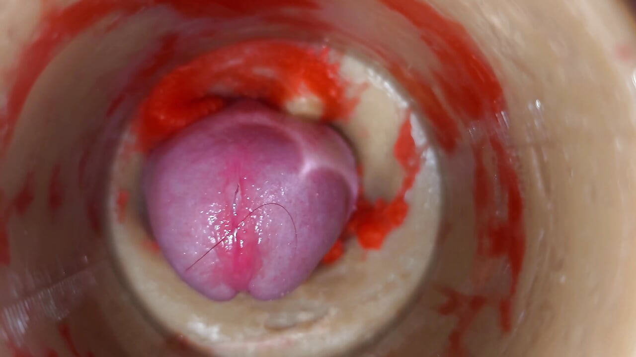 Cámara En El Interior Del Coño Apretado Captura Una Enorme Explosión De Esperma 4K