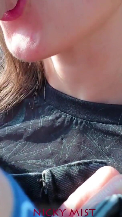 Emotional moment from "After blowjob he cums in my panties and I wear them"