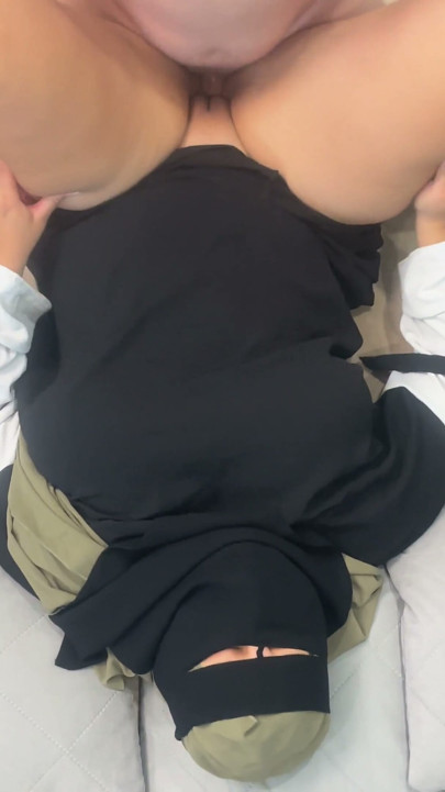 Sexy wife in a hijab has sex with her husband and gets creampied in her pussy | Clip 1