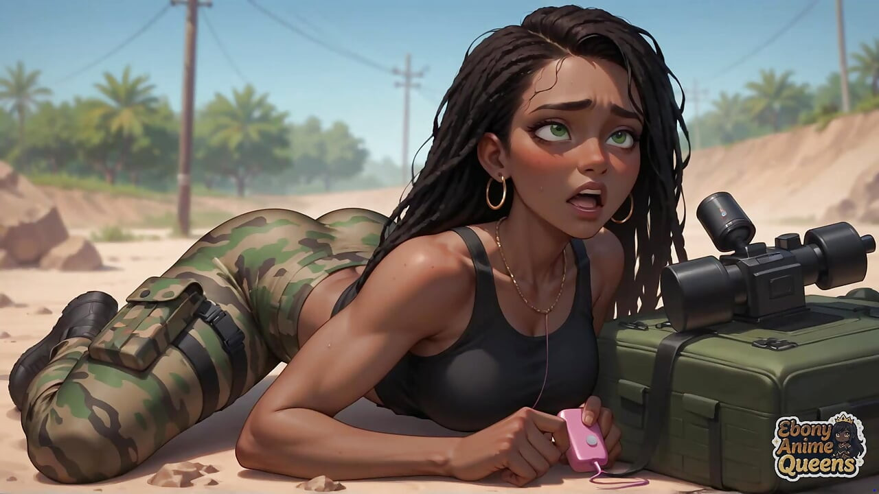 This Mischievous Dark-hued Gal Is Lying on the Beach, Prepped for Some Beach Fuck-fest with a Messy XXX!