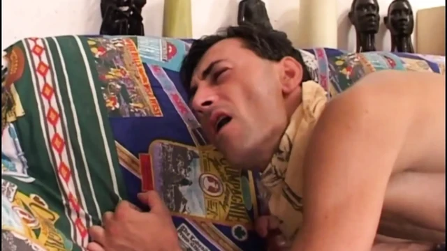 He Gets Fucked in the Ass by the Tranny Then He Fucks Him in the Ass and Cums on His Tits