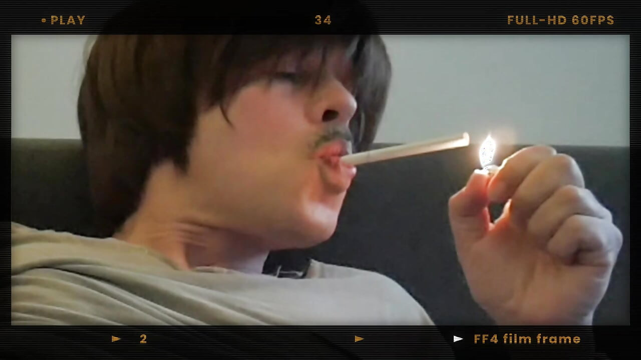 Sofa Devotion - Strong Erection, Smoking & Chest Cumshot