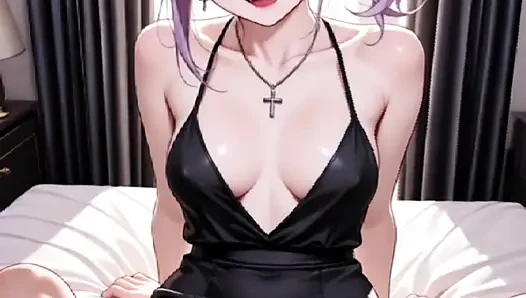 Hentai anime - ich will, dass du mich besser fickt, als mein ehemann mich vor vergnügen stöhnt