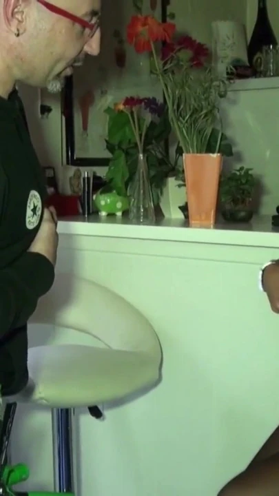 Stunning moment from "Big Tits German Step Mom Pay The Window Cleaner with Sex"