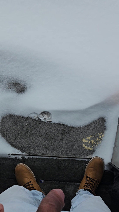 freehand in the snow