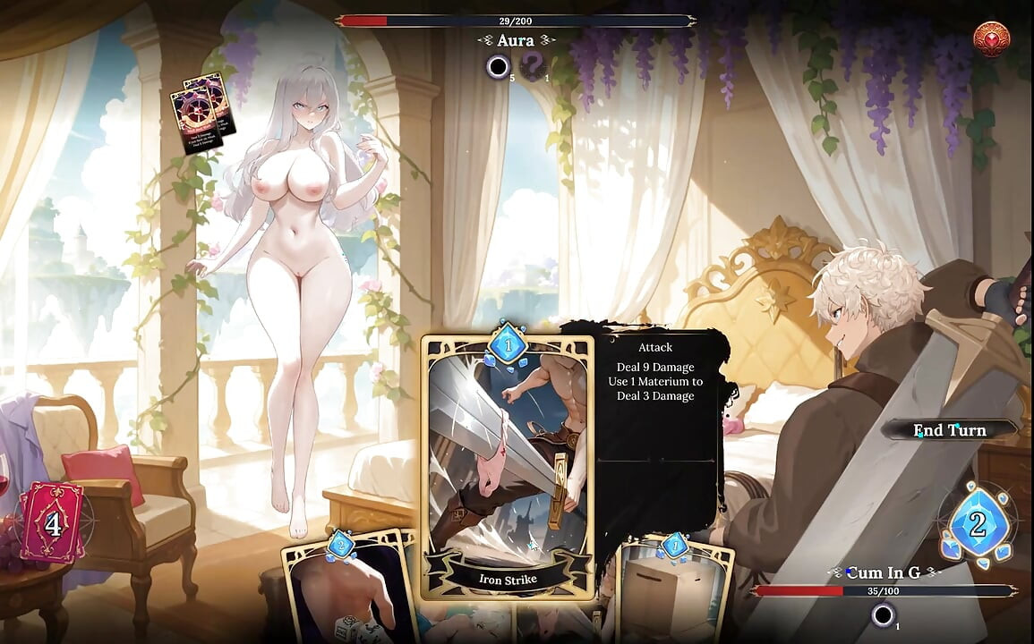 Aura 2 Lussuria degli dei Gioco Hentai Ep.1 Spogliarello battaglia sessuale con la mia moglie dea!