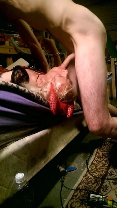 Big dick facefucking a T-Girl clip