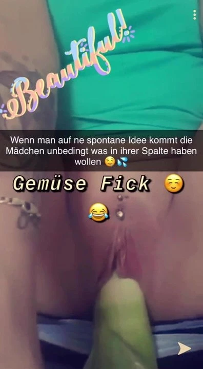 Vegetables Masturbation German Sna9 Girl