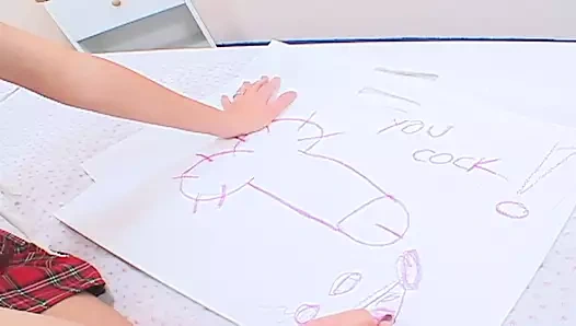 Едва достигшая законного возраста темноволосая шлюха Rebeca Linares получает ее киску