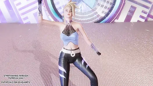 MMD Aespa - драма - Akali Sexy Kpop, танец лиги легенд, хентай без цензуры 4K 60FPS