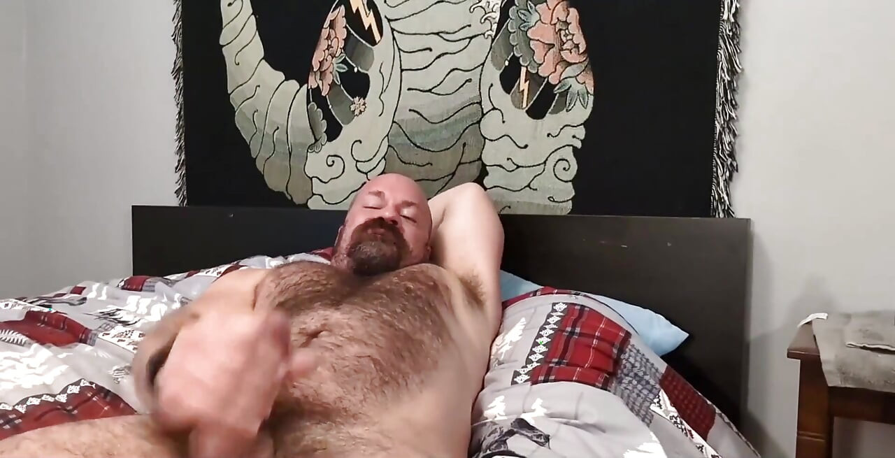 Bear Hole Stretch and Jack off