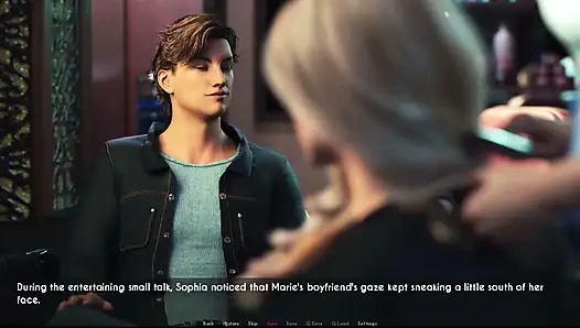 Awam Sophia Showed Her Boob in the Hairsalon.