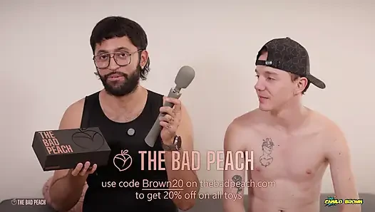 Camilo Brown Nico Mucci Review The Bad Peach Staff Magic Wand 10l10 and Sovereign Cage Raw Anal Ride Handsfree Cum