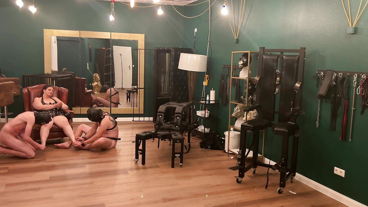 Fetish Lofts with My 2 Slaves Part 4-4
