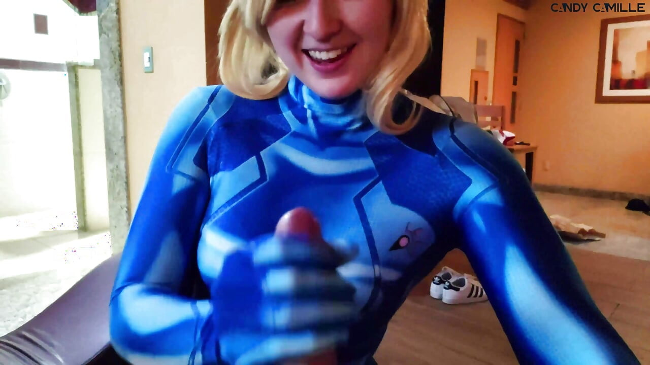 Samus gibt dir einen echten blowjob