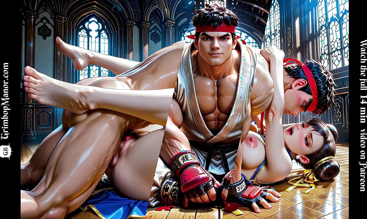 Street fighter fuck: memek chun li si petarung jalanan