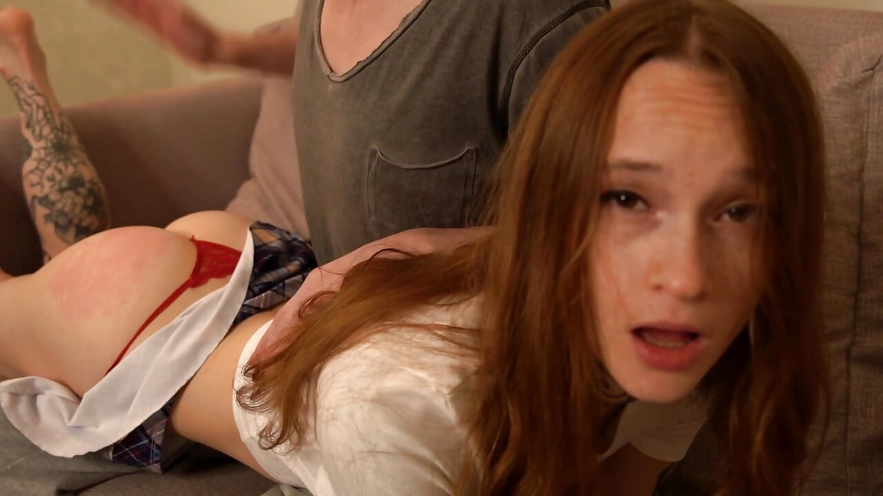 Bratty Teen Girl Gets Ass Spanked