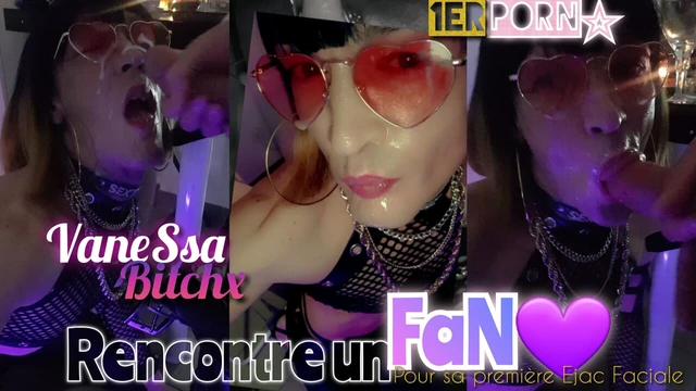 Vanessabitchx Gives a Big to a Fan. Her 1st Porn & Her 1st Facial august