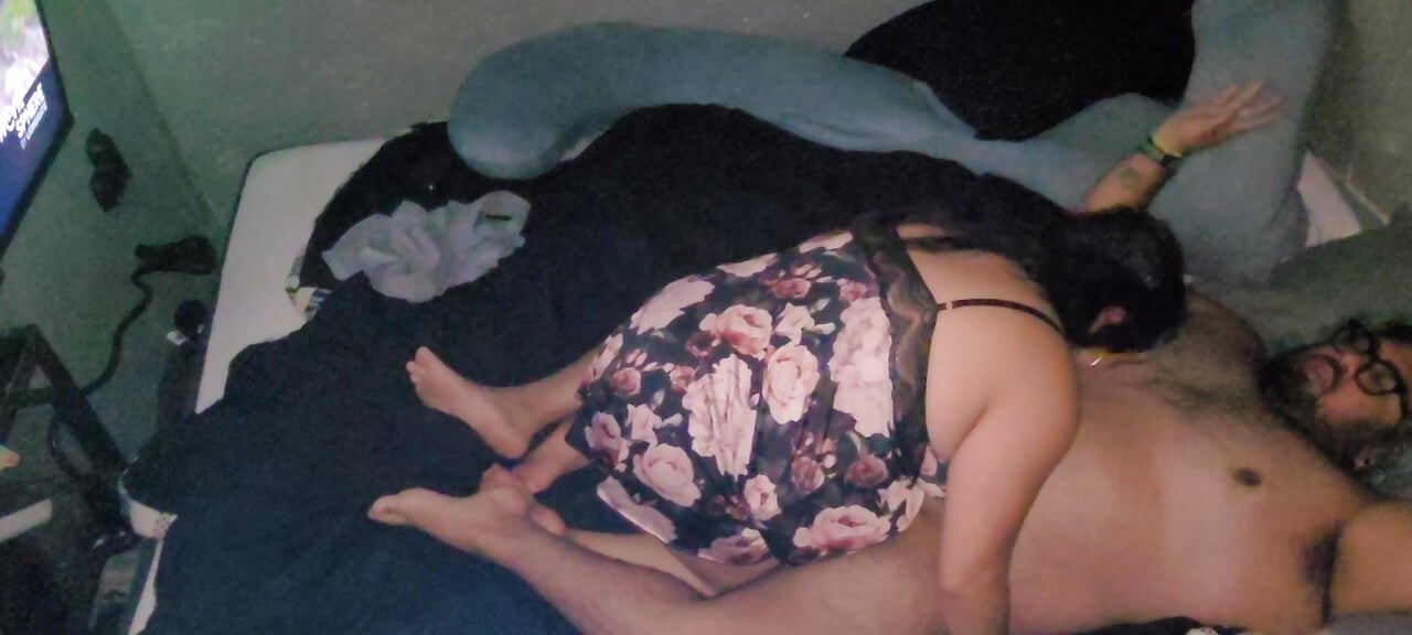 Wife gets horny while watching tv