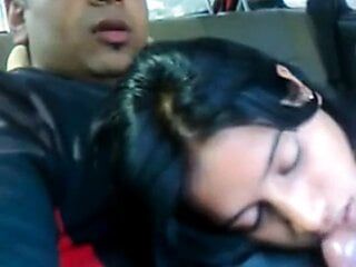 Desi Girl Handob In car