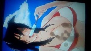 Anime cum homenaje - ahri big boobs beach