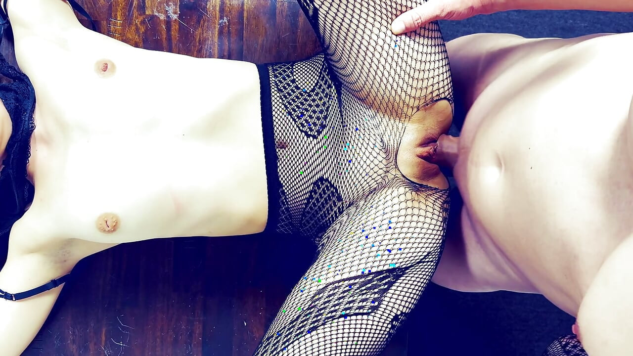 He tore open my tights and fucked my wet pussy hard
