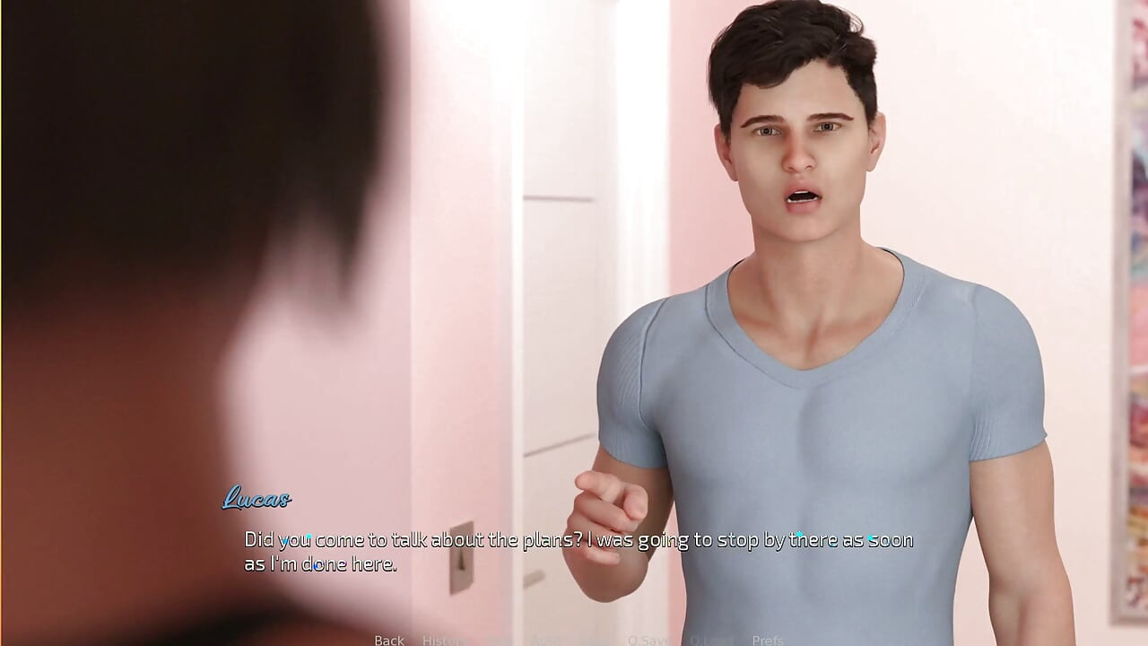 成長的東西 6 - Lucas 吸吮 Brenda 的乳頭，然後按摩 Amanda