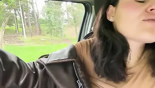 Lesbians Having Fun Outside