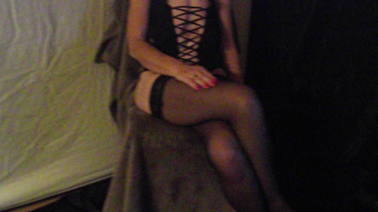 Geile Milf in Nylons
