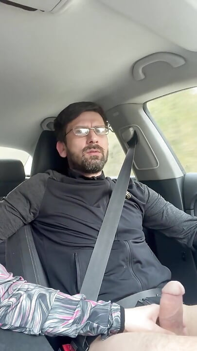 She Couldn’t Wait - MILF Blowjob & Handjob While Driving - Public Car Sex Kingyordanov