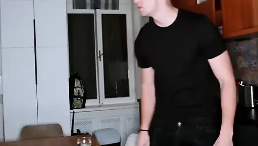 Rough Domination, Squirt and Feet Licking a Horny Babe