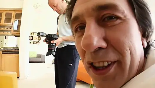 wild fuck with two guys at casting