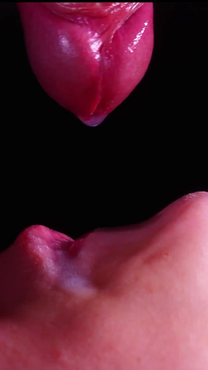 CLOSE UP: BEST Milking Mouth for your DICK! Sucking Cock ASMR, Tongue and Lips BLOWJOB DOUBLE CUM -XSanyAny | Clip 1