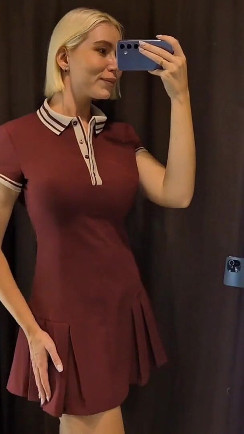 Try on haul transparent clothes, see through Try on haul , in the fitting room. Naked mycandyalice in dressing room | Clip 1